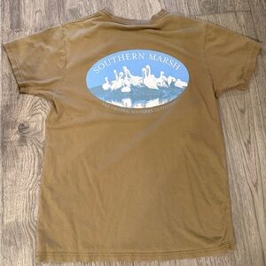 Size M
tan and blue southern marsh T-Shirt